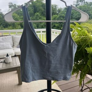 lululemon light blue align tank (no pads)